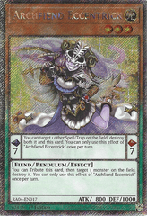 Archfiend Eccentrick - RA04-EN017 - (Platinum Secret Rare) - 1st Edition